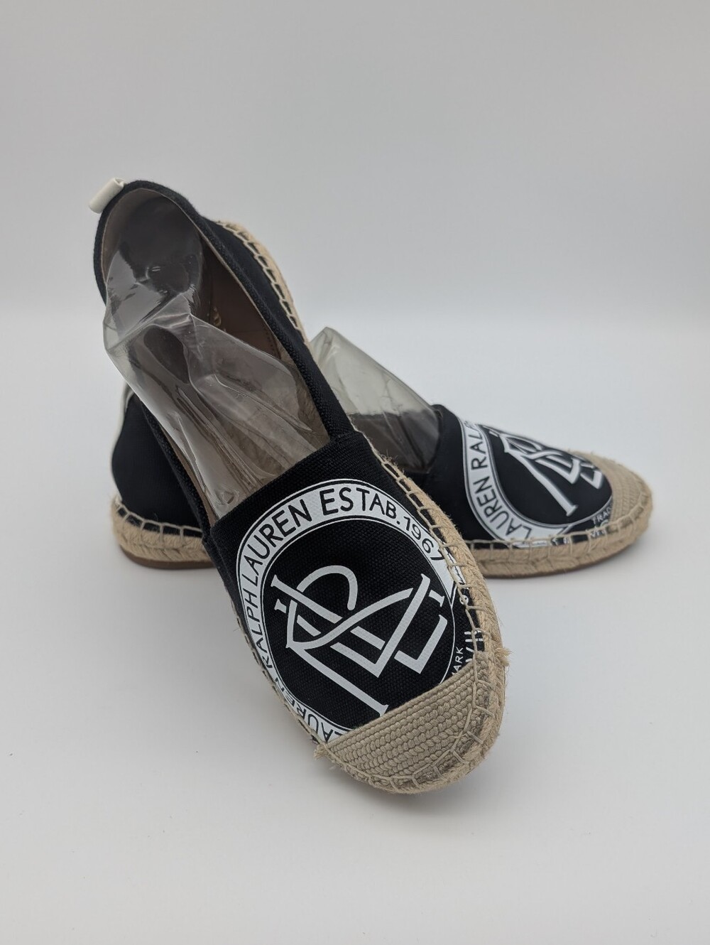 Lauren Ralph Lauren Canvas Logo Espadrilles with Signature Emblem